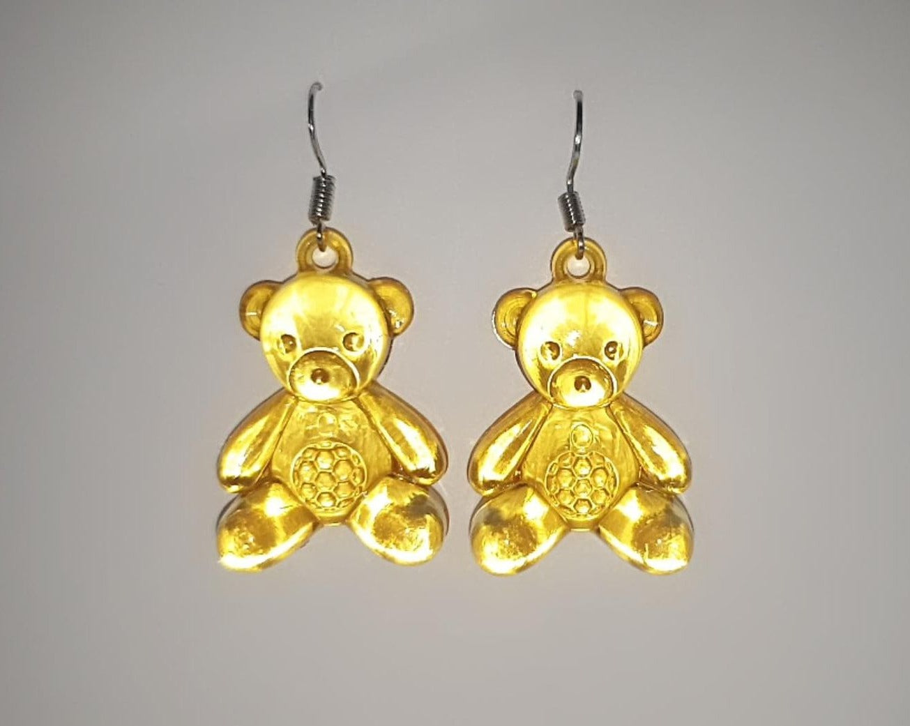 TEDDY EARRINGS - YELLOW