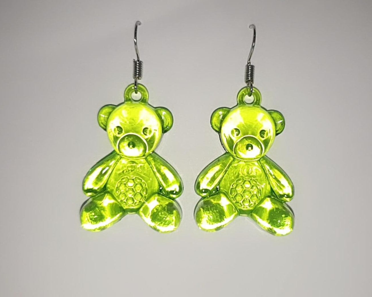 TEDDY EARRINGS - GREEN